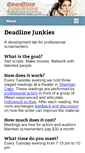Mobile Screenshot of deadlinejunkies.com